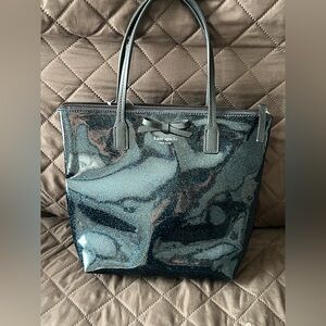 Kate Spade Glitter Tote Bag - Blue
